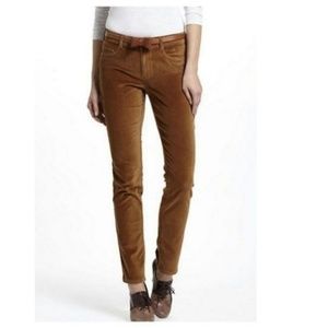 Anthropologie Pilcro tan/gold pants